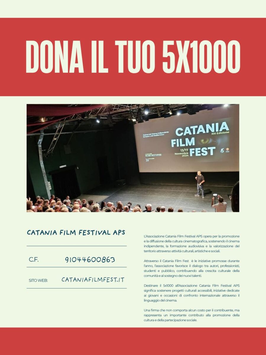 Sostienici 1 - Catania Film Fest Dona il 5x1000 CATANIA FILM FESTIVAL APS - Catania Film Fest
